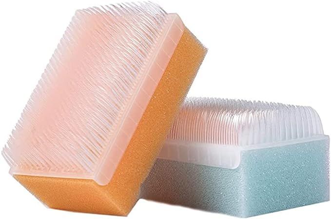 Loofah Sterilized Cradle Cap Brush - 3-pk Sterile and Safe 2 in 1, Baby Bath Sponge | for Treatme... | Amazon (US)