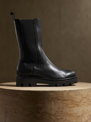 Hudson Leather Tall Chelsea Boot | Banana Republic (US)