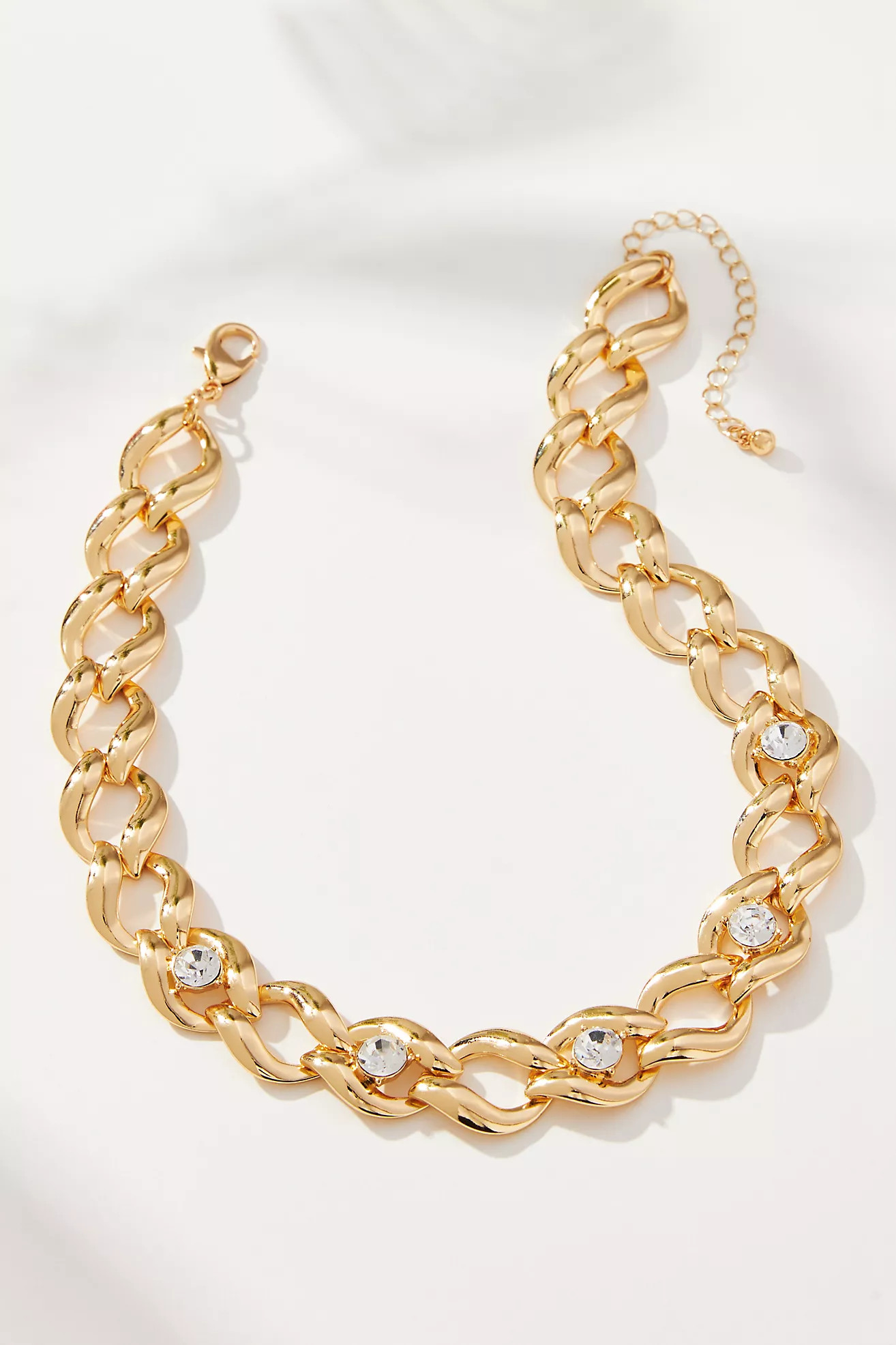 Crystalline Link Necklace | Anthropologie (US)