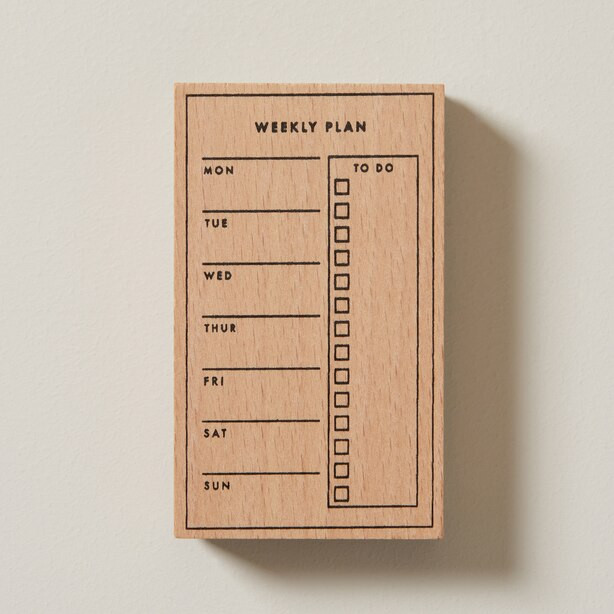 WEEKLY PLANNER STAMP | Indigo (CA)