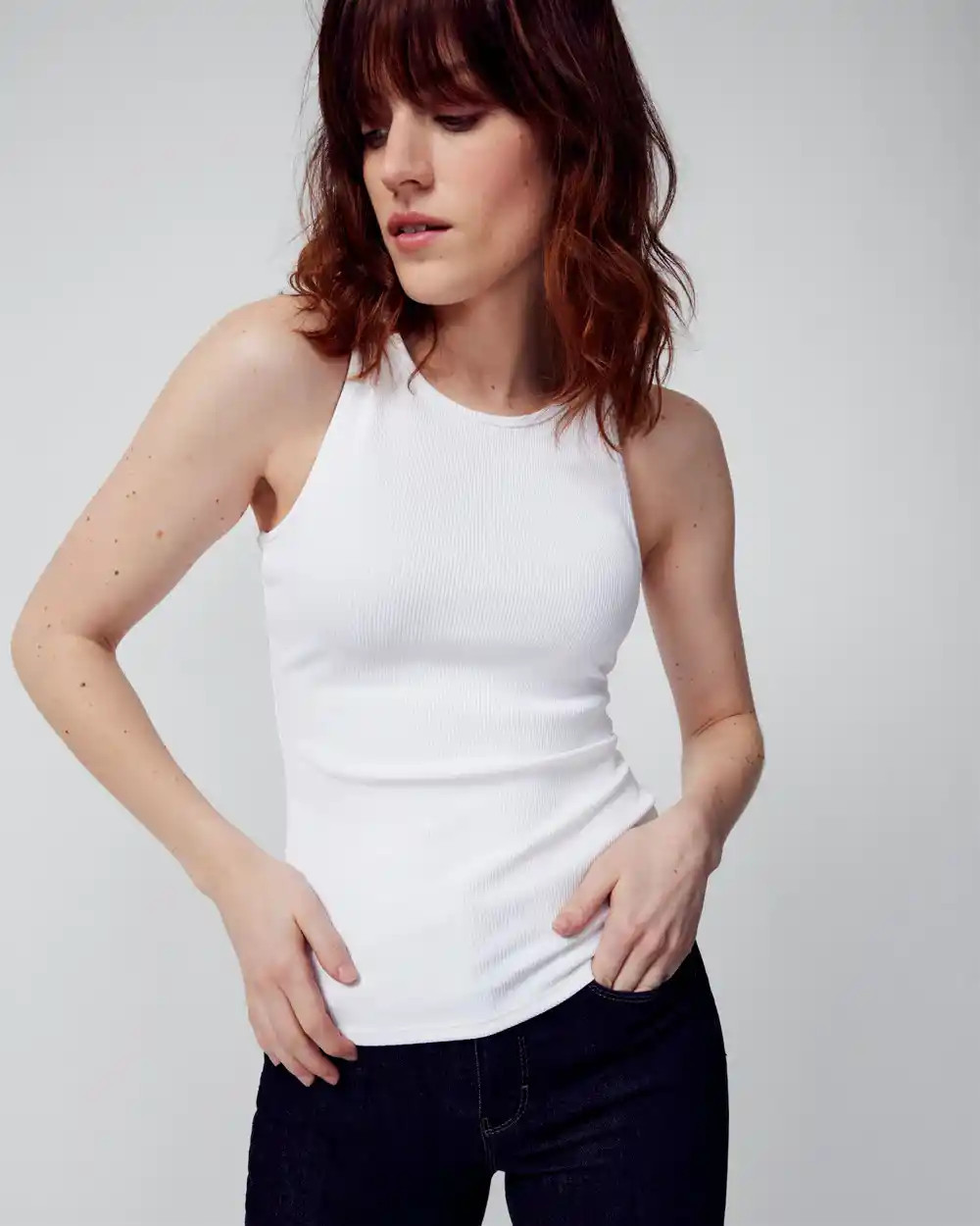 WHBM® FORME Rib Tank | White House Black Market | White House Black Market