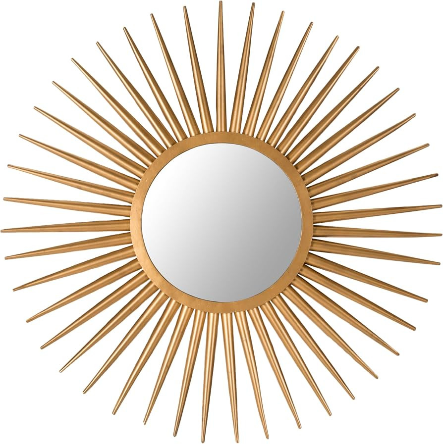SAFAVIEH Glam Sunburst Mirror, 36" Gold MIR4000A | Amazon (US)