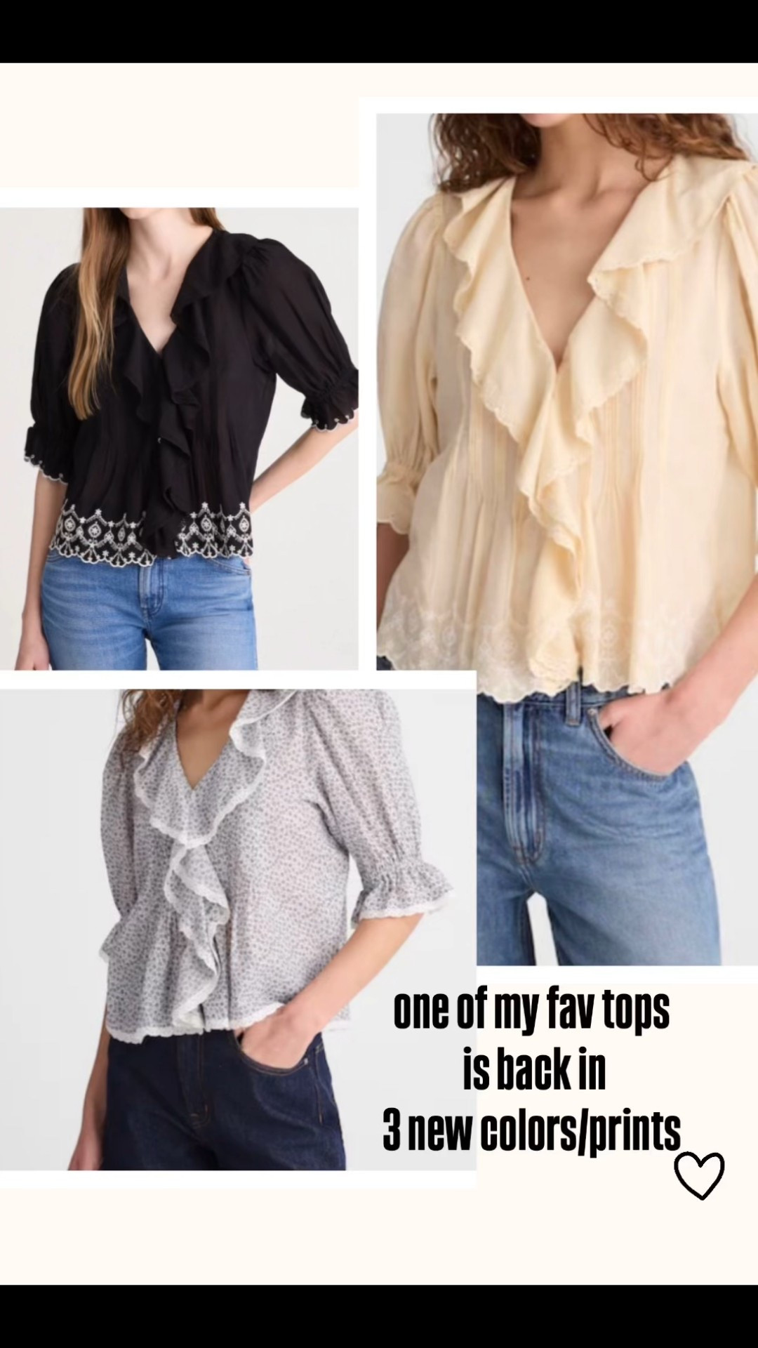 Ruffle top. Blaire top. Spring ruffle blouse. Madewell. 
I wear XS. 

#LTKOver40 #LTKSeasonal