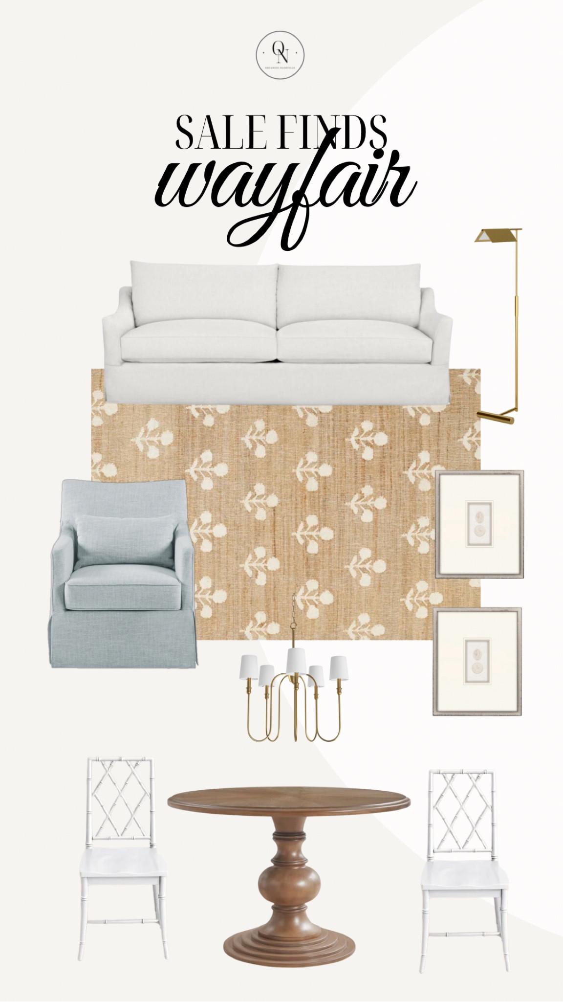 The wayday sale is May 4-6 this year! I always share great west elm, Ballard designs and other designer dupes that are on sale during wayday sale and this year I’m excited to share some of my own finds.

Blue swivel chairs
Burl wood coffee table
Washable oushak rug
Arhaus dining table dupe
Ballard designs chinoiserie chair dupe 
Intaglio
