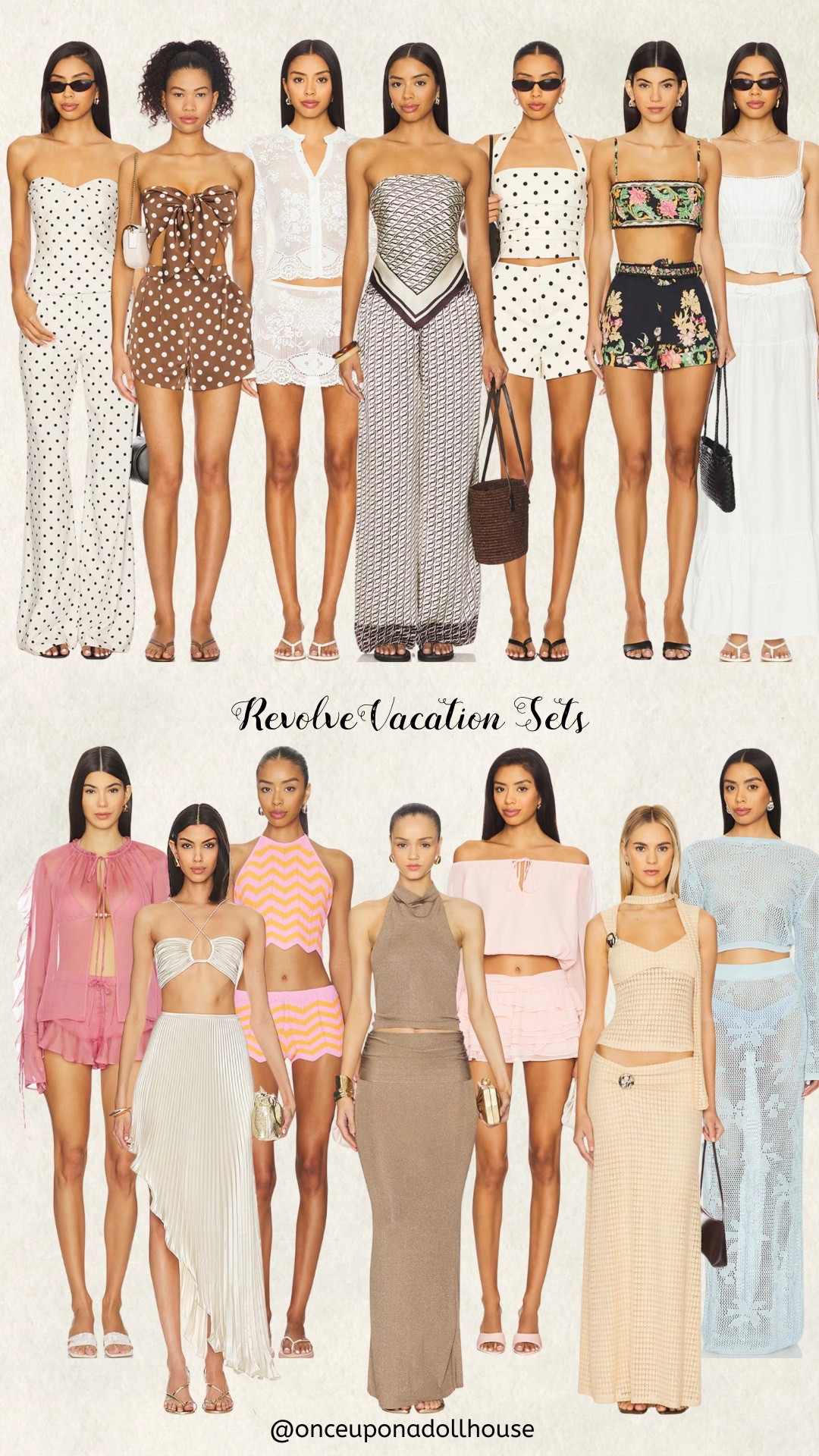 Revolve Vacation Sets! 

Spring outfits, top, skirt, shorts, pants

#LTKTravel #LTKootd #LTKSeasonal