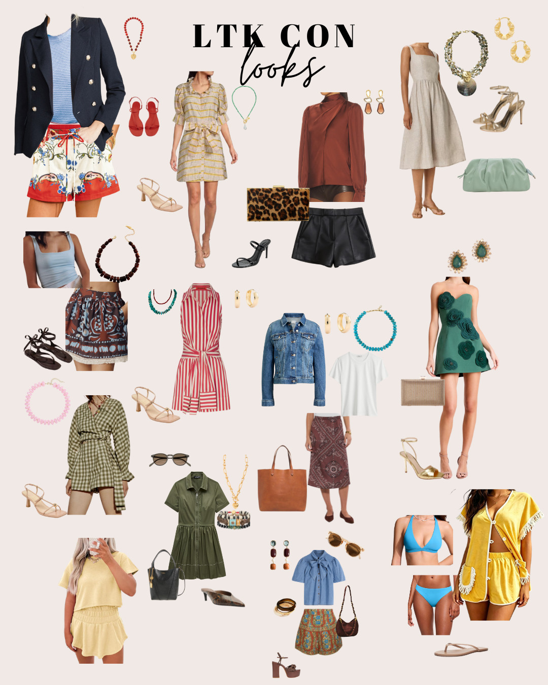 I can't believe I get to go to LTKcon!  Planning the outfits is so fun!  We will need day looks, evening looks and one last party look!  Here is what I am packing!  Hope it's enough! ha! 

 #LTKCon #LTKOver40 #LTKPetite