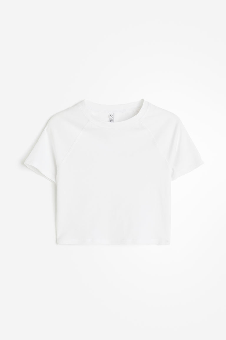 H & M - Short T-shirt - White | H&M (US + CA)
