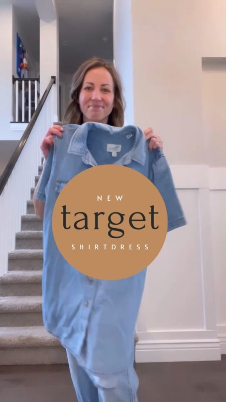 New Target denim shirtdress 

#LTKstyletip #LTKover40 #LTKfindsunder50