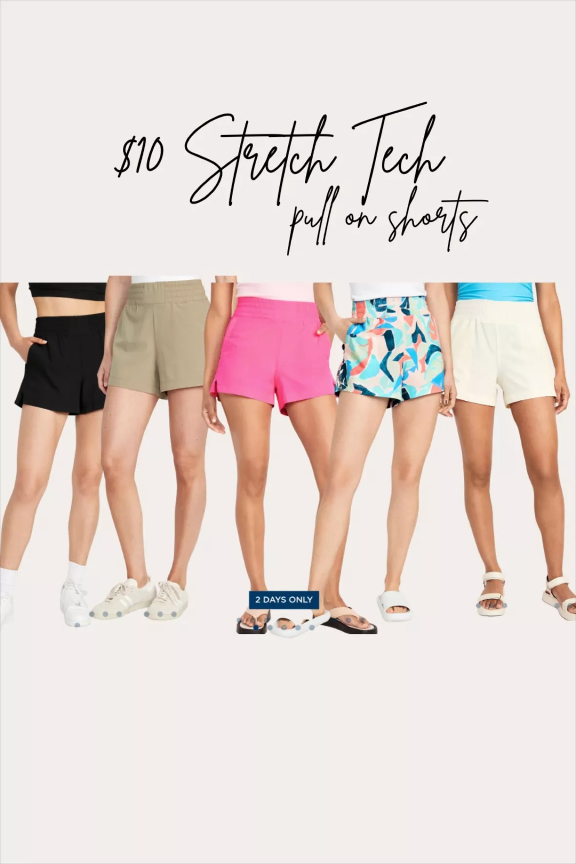 High-Waisted StretchTech Shorts - 4-inch inseam