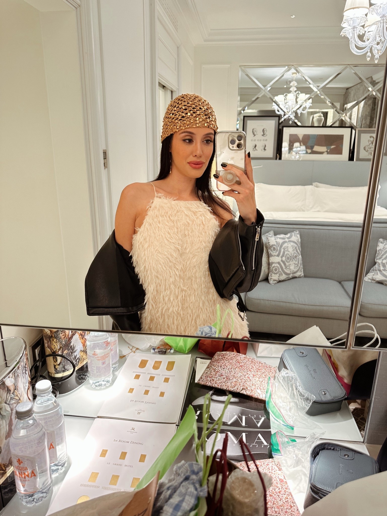 Dress with beanie outfit

Sequin beanie, crochet beanie, fuzzy dress, white fuzzy dress, holiday dress, winter dress, winter outfit, going out outfit, winter going out outfit, holiday dress, holiday outfit, shaggy dress

#LTKootd #LTKHoliday #LTKSeasonal