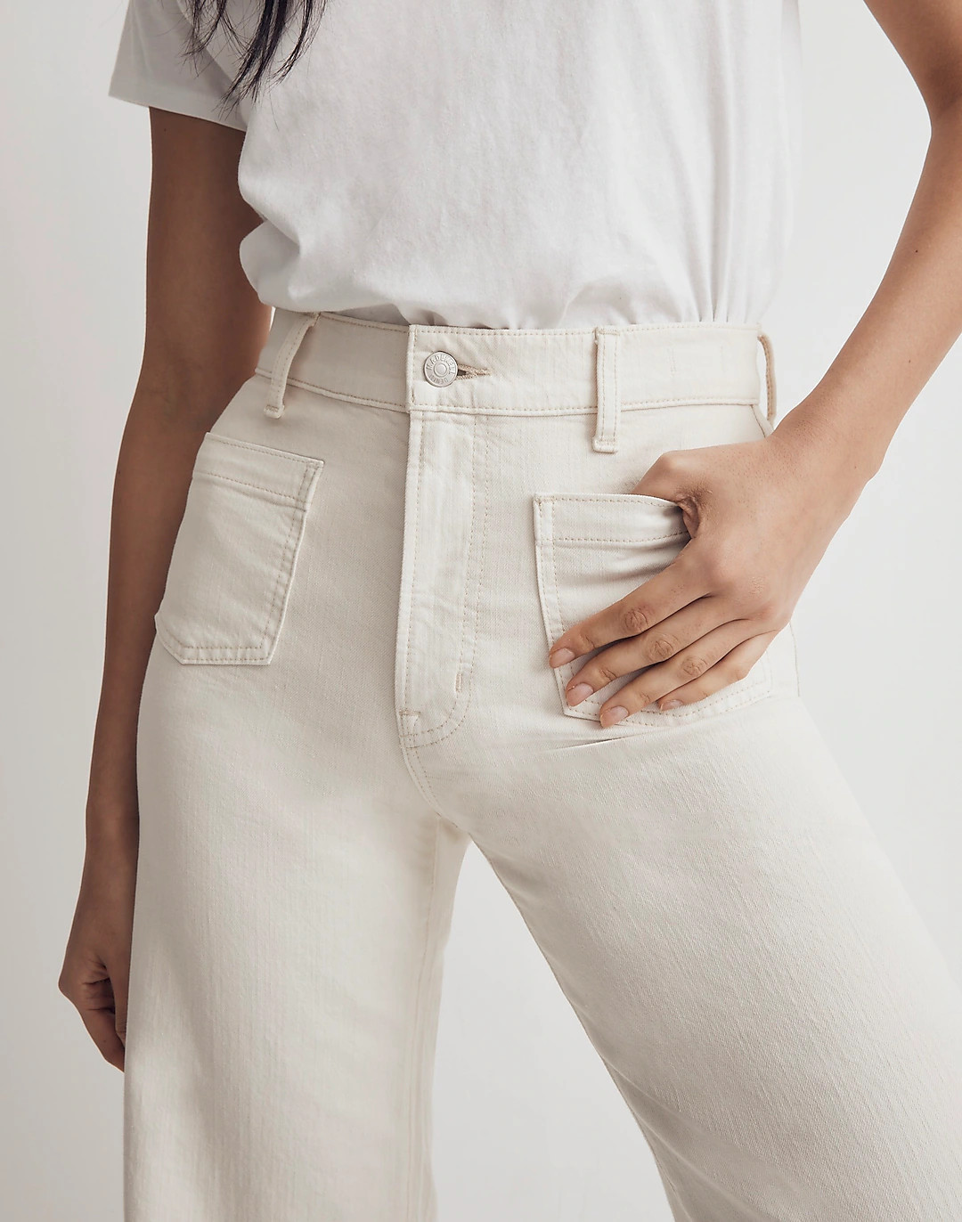 The Perfect Vintage Wide-Leg Jean in Vintage Canvas: Patch-Pocket Edition | Madewell