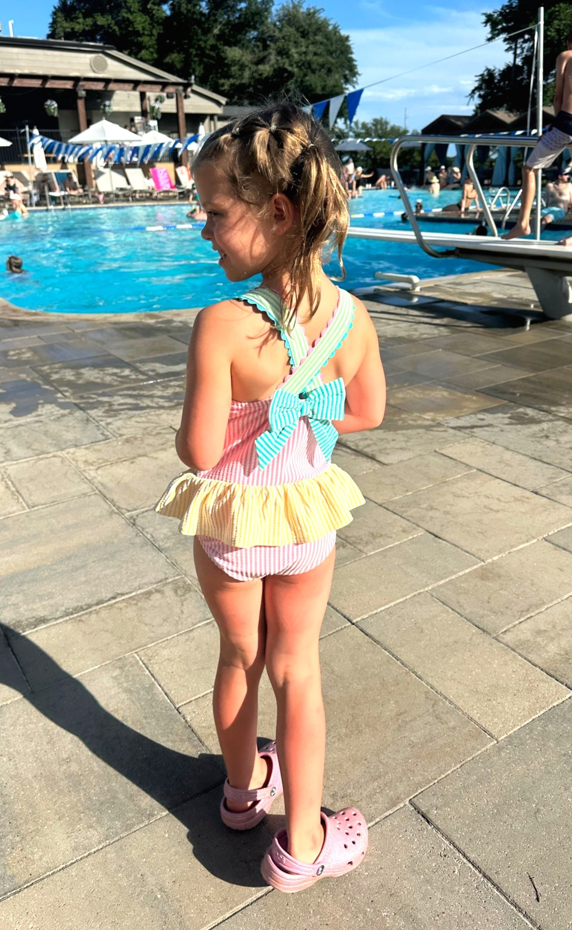 Just can’t get over this cuteness. This little girl seersucker ruffle swimsuit (and her matching swimsuit w siblings) is just precious and so well made! Can be monogrammed as well. Highly recommend this brand of swimwear. AND they have matching mommy and me swimsuits too!!

#LTKSwim #LTKKids #LTKTravel