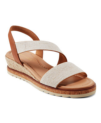 Women's Sabina Strappy Low Wedge Sandals | Macy's