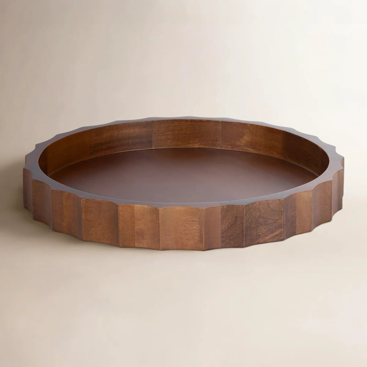 Montara Fluted Round Serving Tray | Wayfair North America
