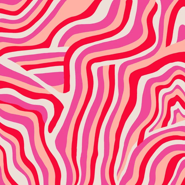 " Sunshinecanteen Pink Zebra Stripes " Print on Canvas | Wayfair North America