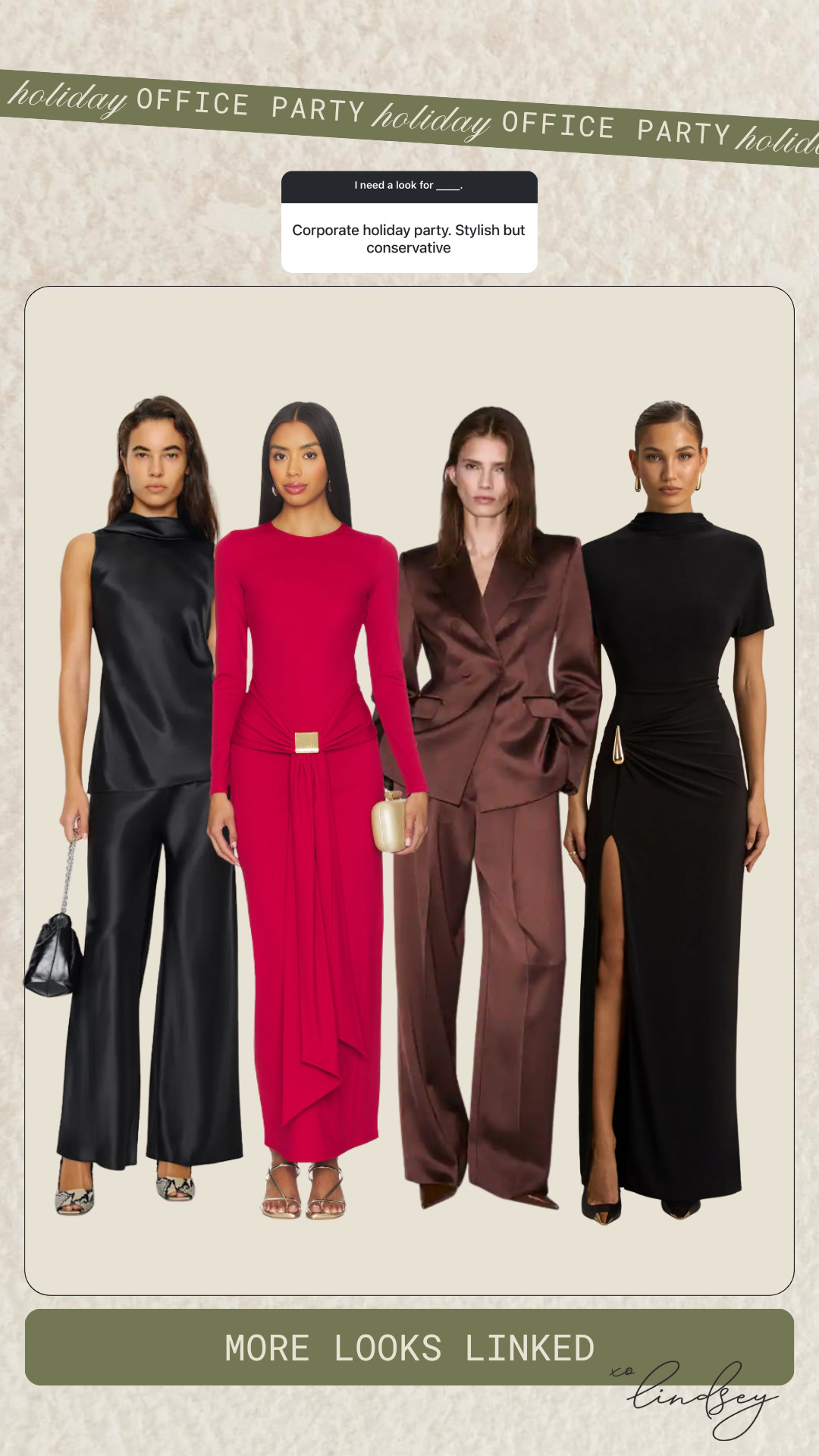 Styling a holiday corporate party look! 

 #LTKHoliday #LTKSeasonal #LTKStyleTip