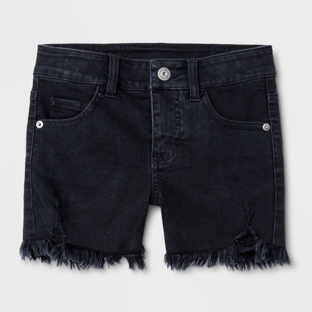 Girls' Denim Shorts - art class Black XS | Target