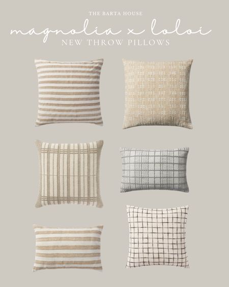 New throw pillows from loloi x magnolia 🤍

#LTKfindsunder50 #LTKhome
