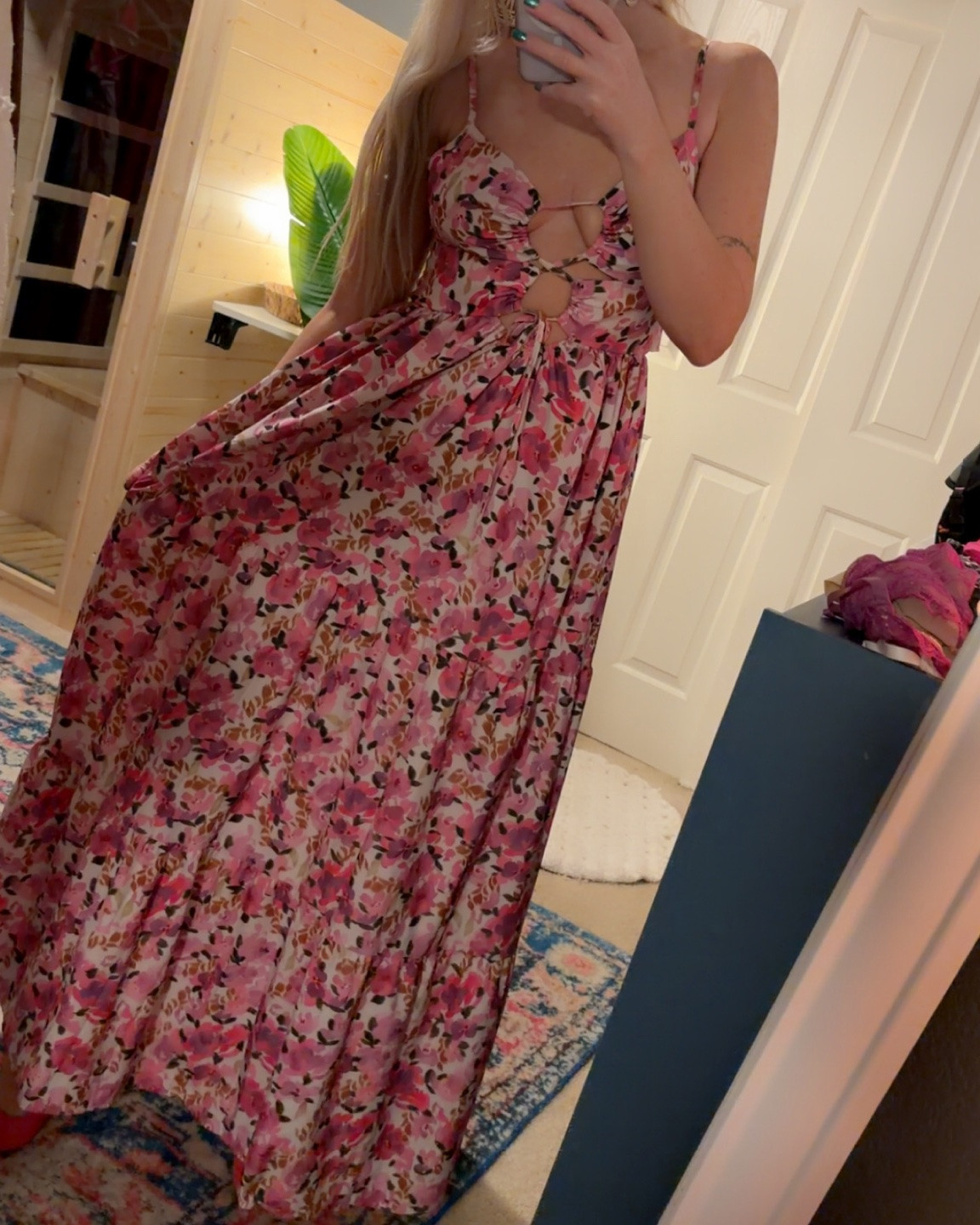 Gorgeous floral maxi dress 💖for reference I’m 5ft2 121 lbs wearing size small 💖

#LTKootd #LTKgrwm #LTKPetite