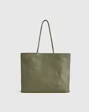 Italian Leather Handwoven Tote | Quince
