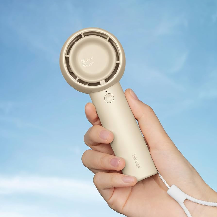 JISULIFE Handheld Fan, Innovative Hidden Fan Blades Design, 4500mAh Mini Portable Fan with 18H Ma... | Amazon (US)