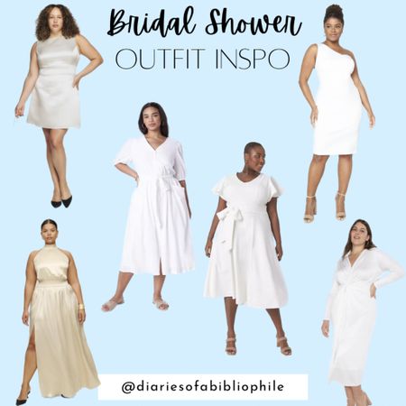 Bridal shower dress, white dress, ivory dress, plus-size dress, plus-size bridal shower dress

#LTKwedding #LTKstyletip #LTKcurves