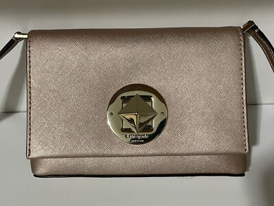 KATE SPADE NEWBURY LANE SALLY LEATHER CROSSBODY BAG rose gold | eBay US