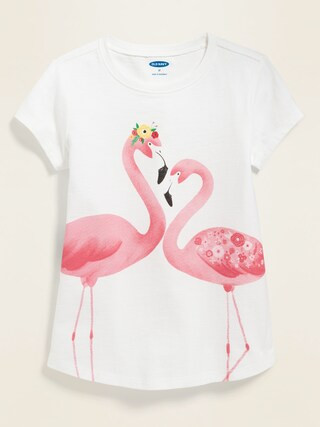 Graphic Crew-Neck Tee for Toddler Girls | Old Navy (US)
