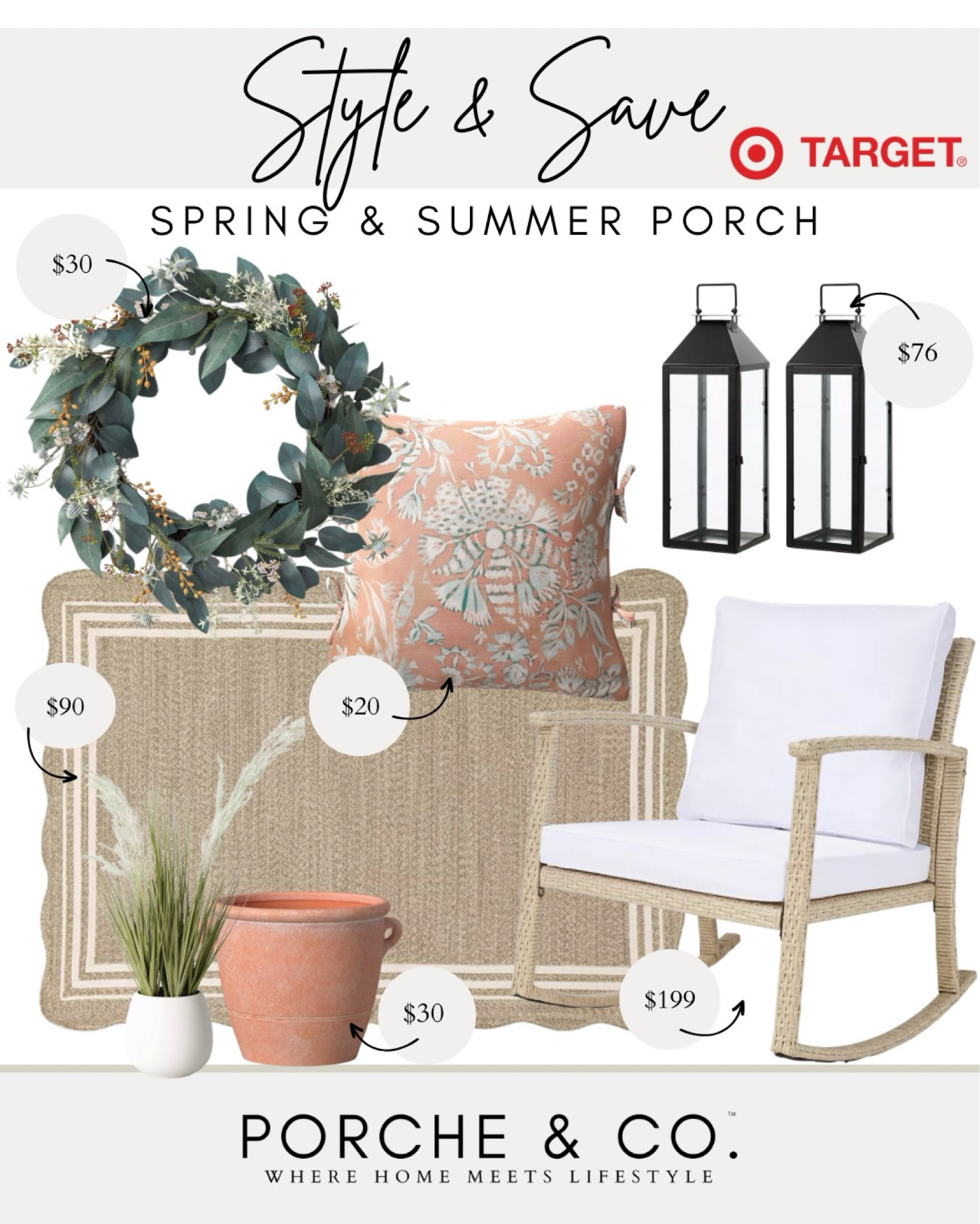 Style and save, Target, Target finds, Target spring porch, front porch decor
#visionboard #moodboard #porcheandco

#LTKStyleTip #LTKSeasonal #LTKHome