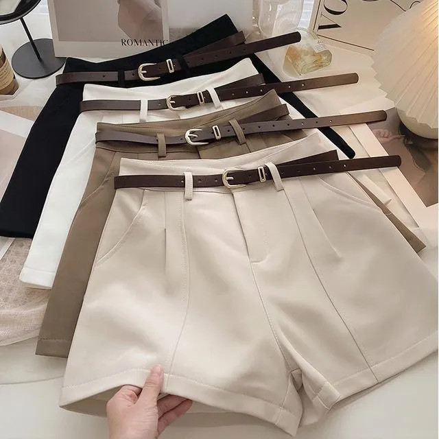 DIYI - Plain High-Waist A-Line Shorts | YesStyle | YesStyle Global