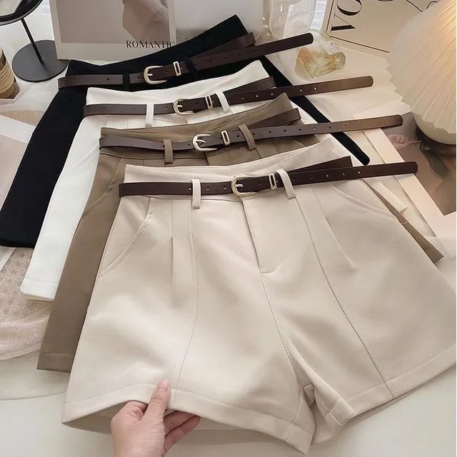 DIYI - Plain High-Waist A-Line Shorts | YesStyle | YesStyle Global