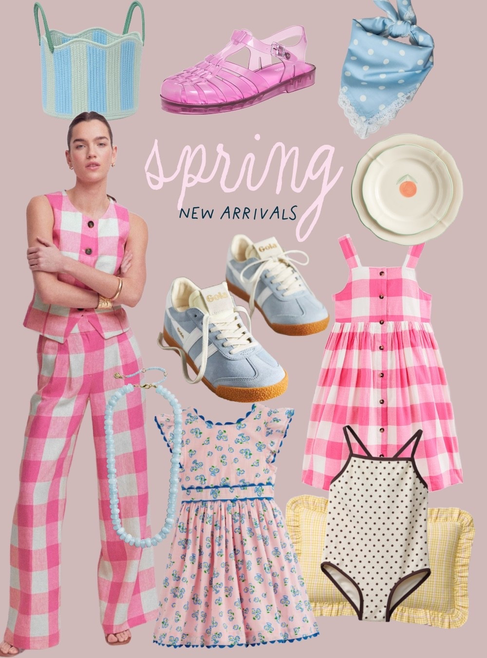 NEW spring arrivals 
Pink gingham 
Blue sneakers
Easter dress 


#LTKKids #LTKmomlife #LTKSpringSale