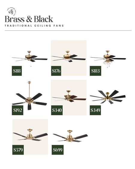 Traditional black & gold ceiling fans for every budget

#LTKfamily #LTKhome #LTKstyletip