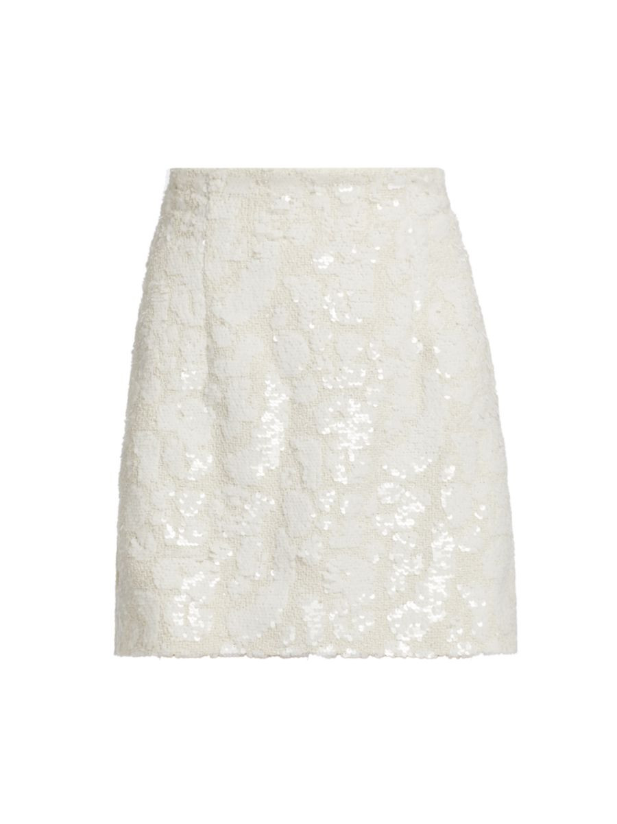 Cherry Sequin Skirt | Saks Fifth Avenue