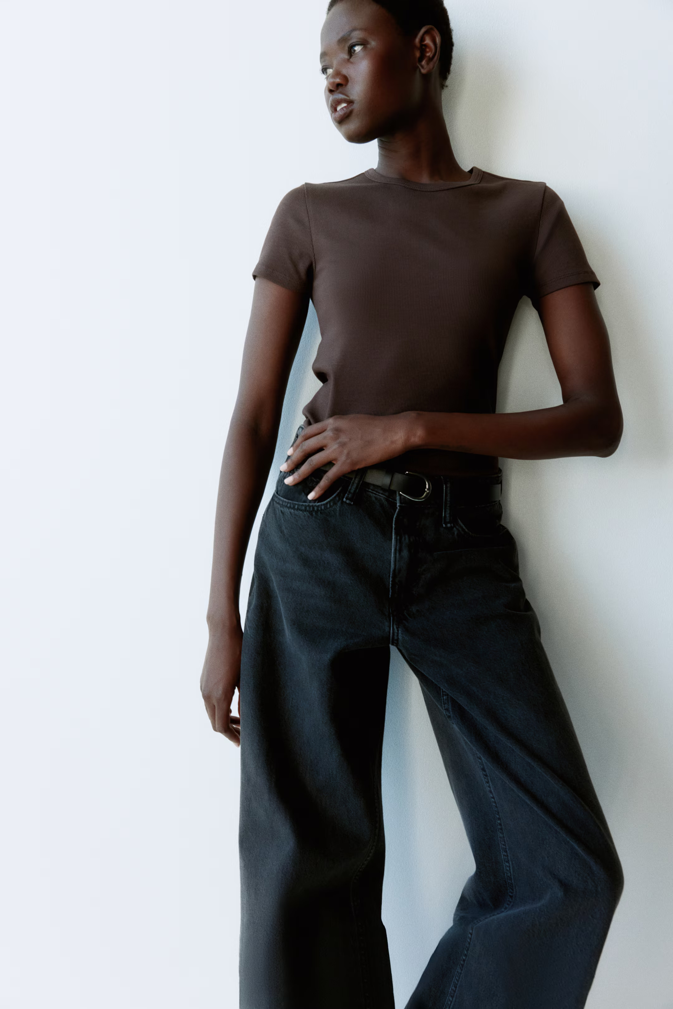 Ribbed T-shirt | H&M (UK, MY, IN, SG, PH, TW, HK)