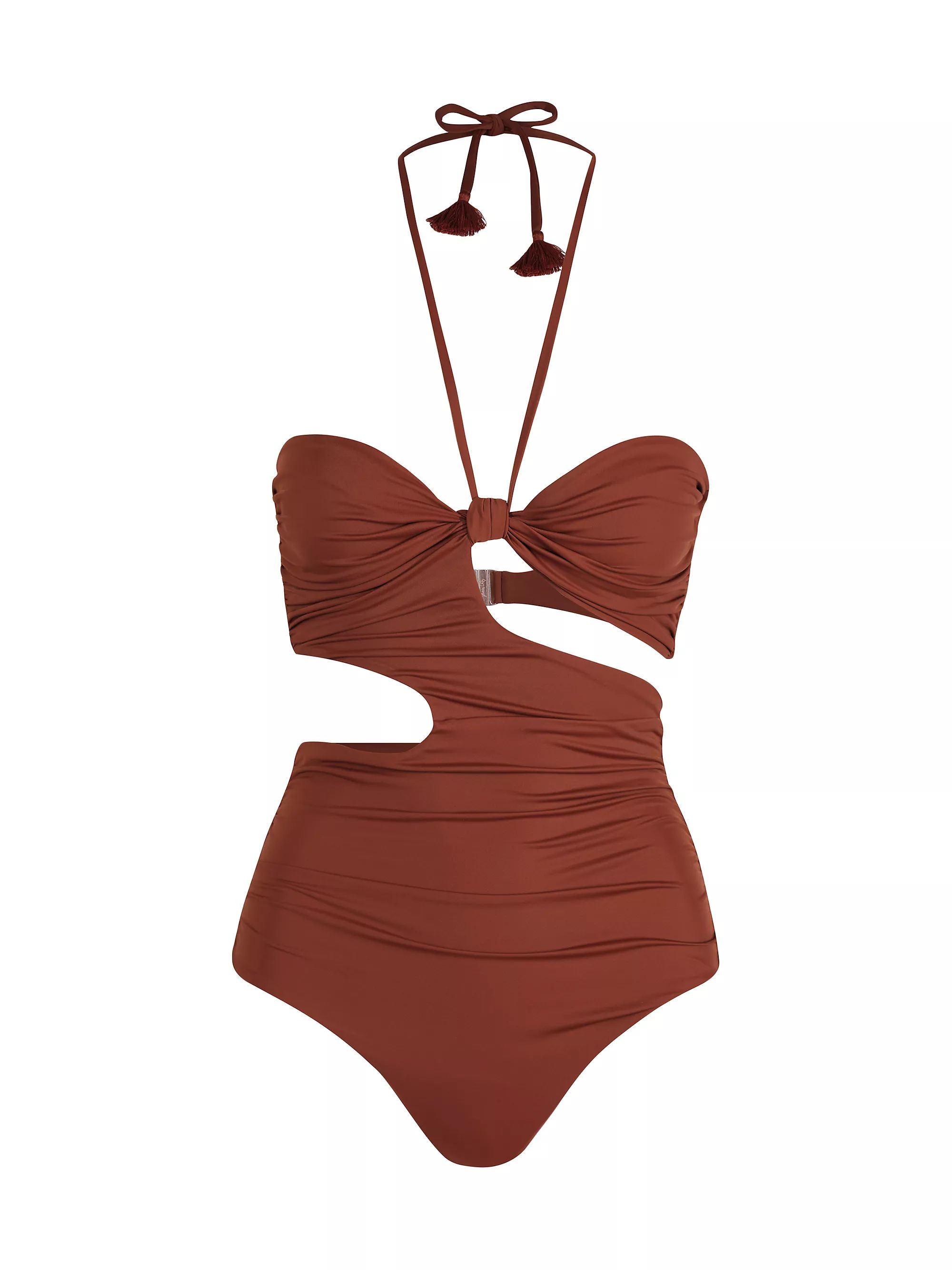 Shop Johanna Ortiz Olapa Cut-Out One-Piece Swimsuit | Saks Fifth Avenue | Saks Fifth Avenue