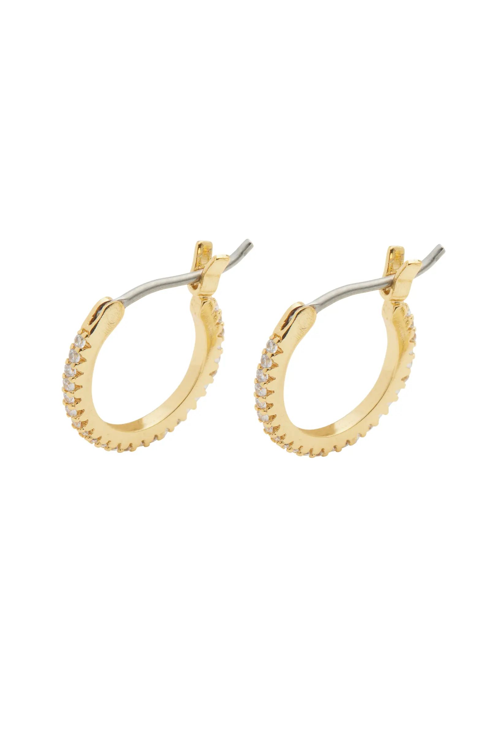 Shimmer Huggie Hoop Earrings | Nordstrom