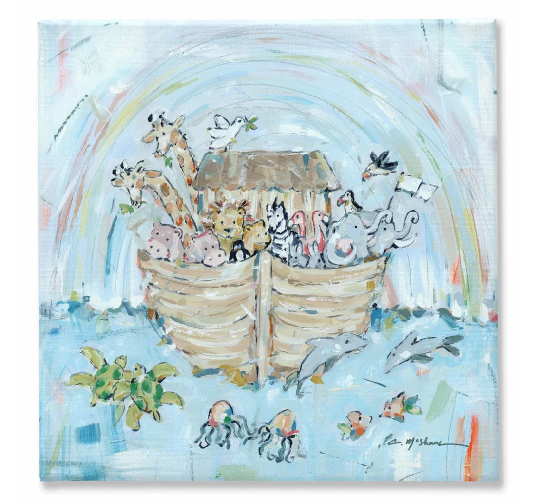 Noah's ark III on canvas | Chelsea McShane Art