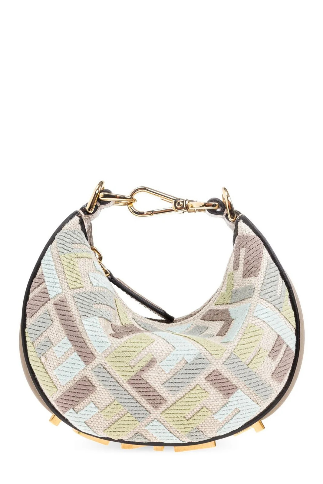 Fendi Nano Fendigraphy FF Embroidered Tote Bag | Cettire Global