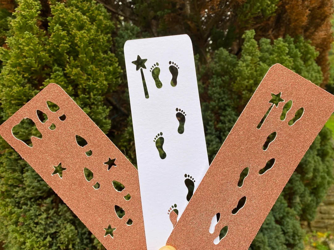 Fairy Footprints Stencil- Fairy Penpal- Evidence A Fairy Has Moved In! Proof a Fairy is Staying F... | Etsy (Global)