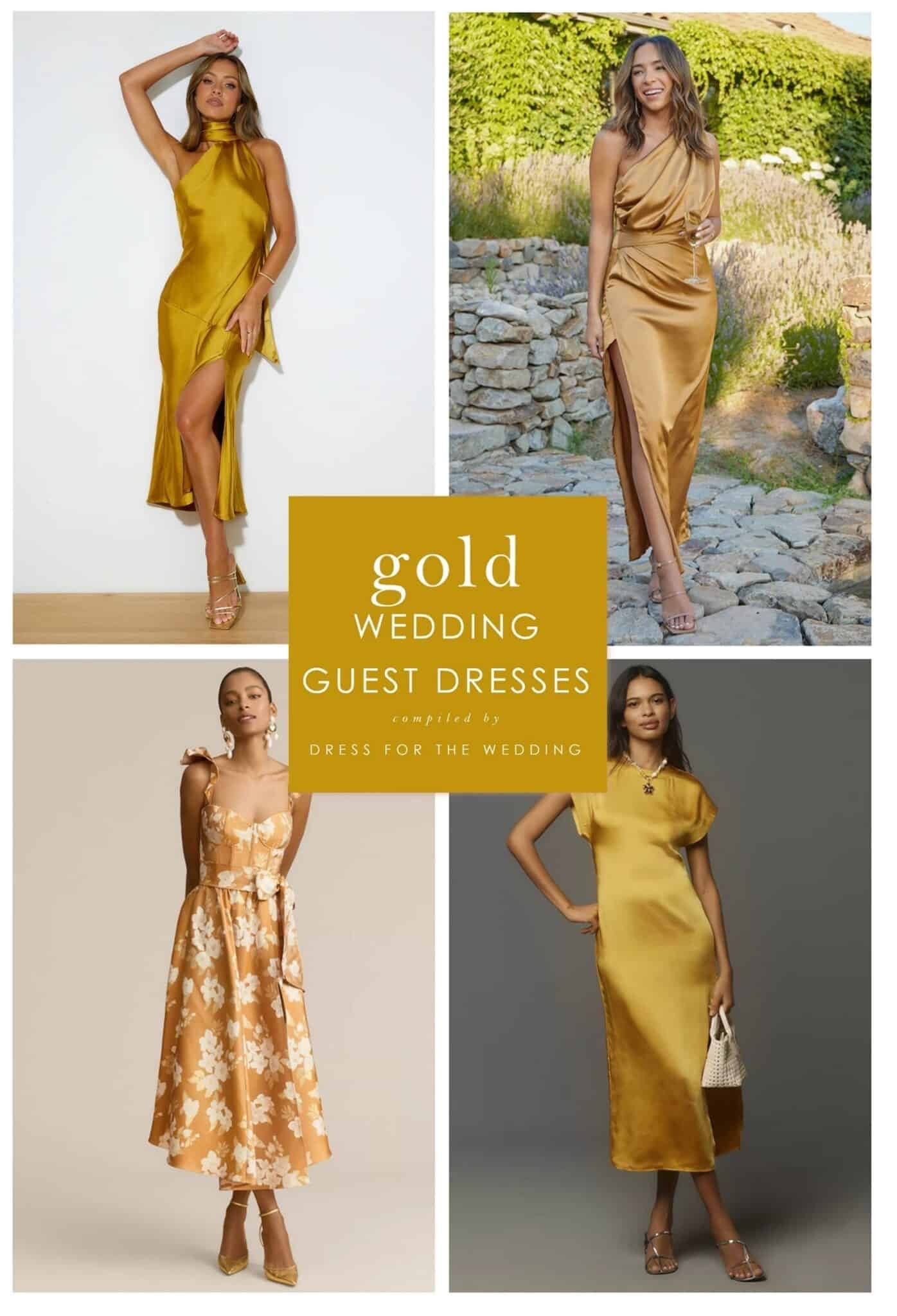 Gold wedding guest dresses 
Fall wedding guest dresses 
Gold dress for a wedding 
Semi formal dress 
Formal dress

#LTKootd #LTKgrwm #LTKWedding