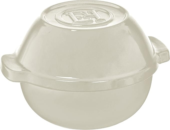 Amazon.com: Emile Henry Made In France Bread Pot/ Potato Pot, 9.5", Linen: Home & Kitchen | Amazon (US)