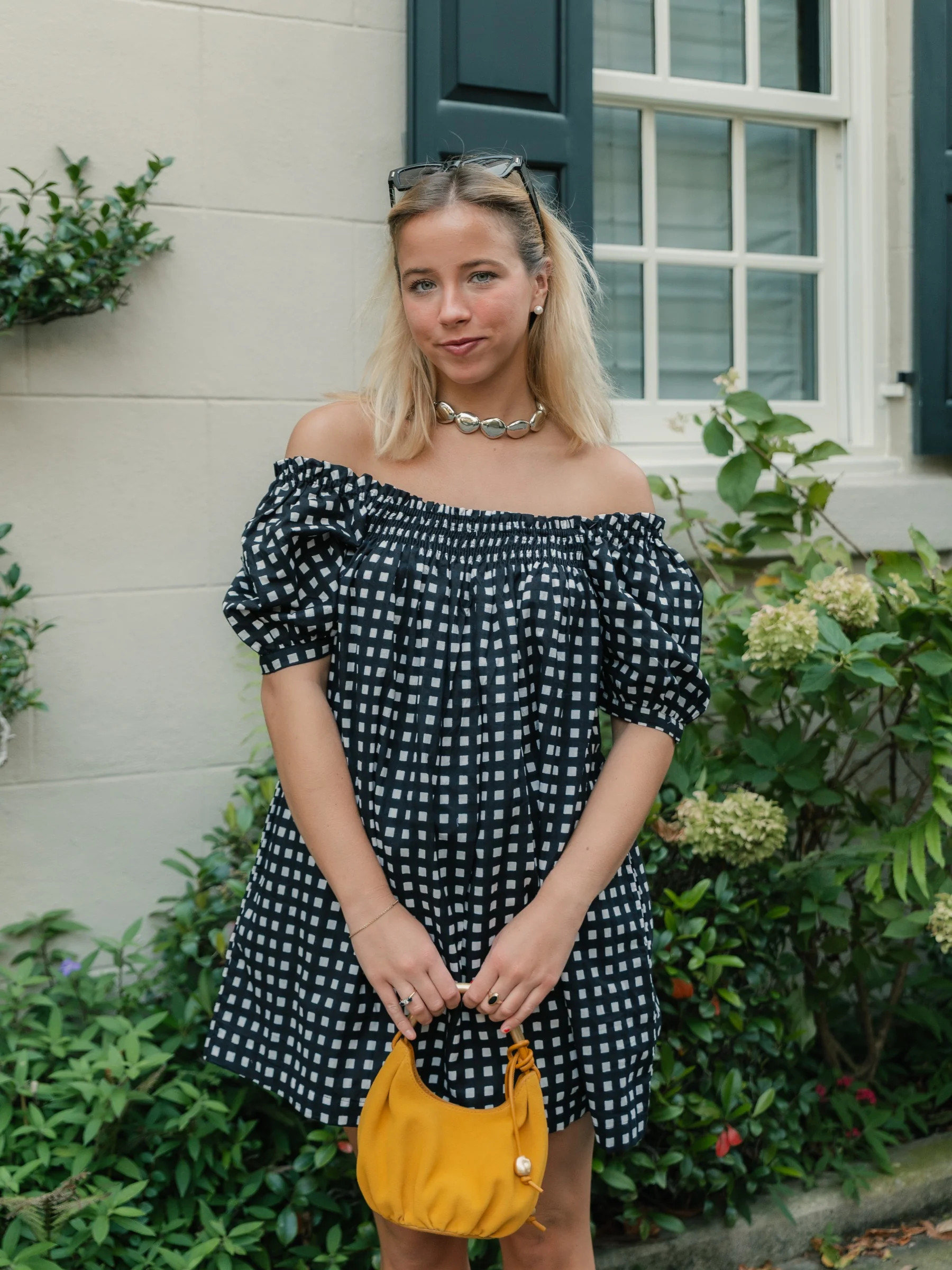 The Sweet and Short Set - Black Soho Check | Darling Loungewear