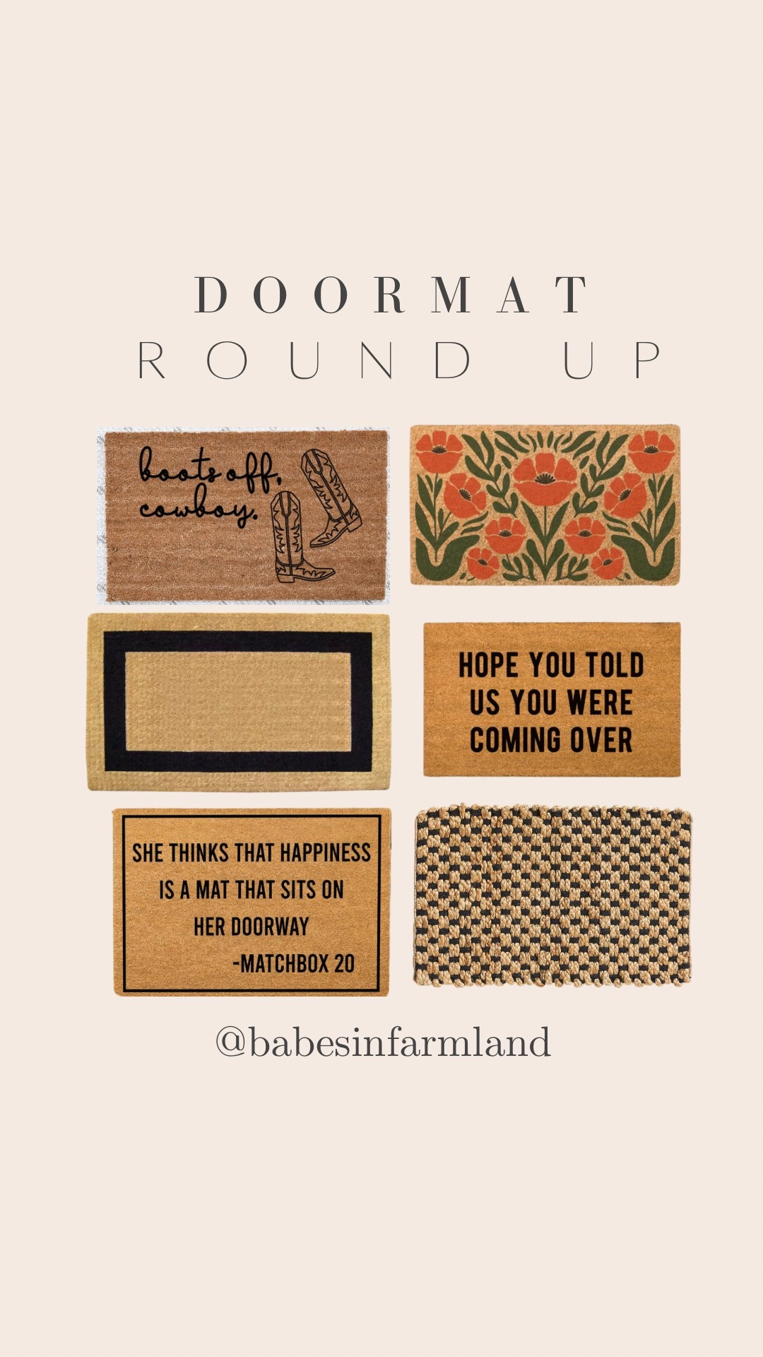 door mat, doormat, door mats, rug, rugs, outdoor, entryway, porch, patio, balcony, backyard, foyer, front door, spring, funny, floral, cowboy 

#LTKFamily #LTKSeasonal #LTKHome