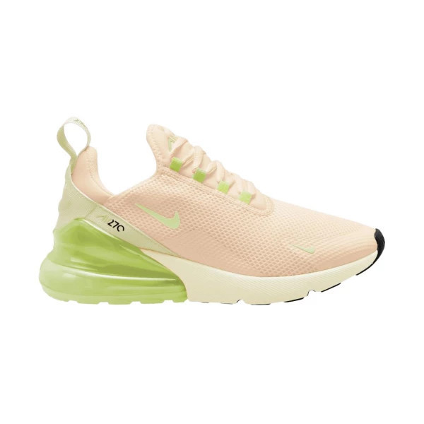 Women's Nike Air Max 270 Sneakers 9.5 Regular Guava Ice/Life Lime-Black-Sail | Scheels