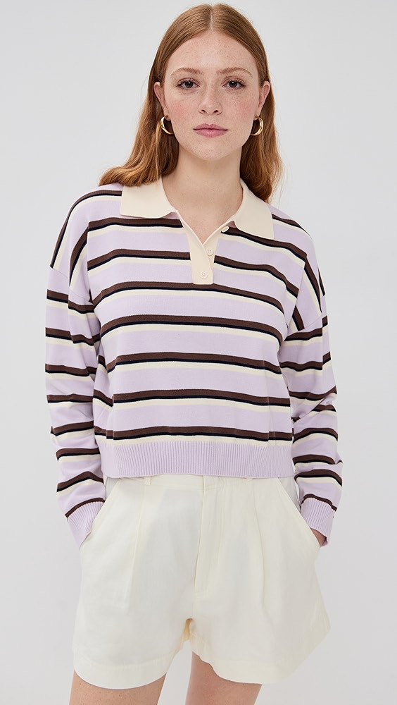 LE BOP Striped Polo | Shopbop | Shopbop