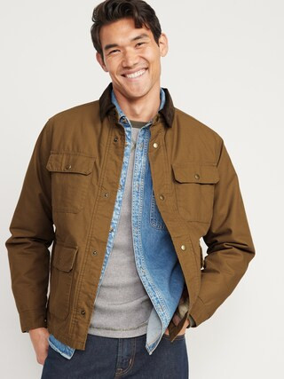 Canvas Cozy-Lined Barn Coat for Men | Old Navy (CA)