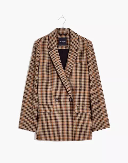 Plus Dorset Blazer in Coster Plaid | Madewell