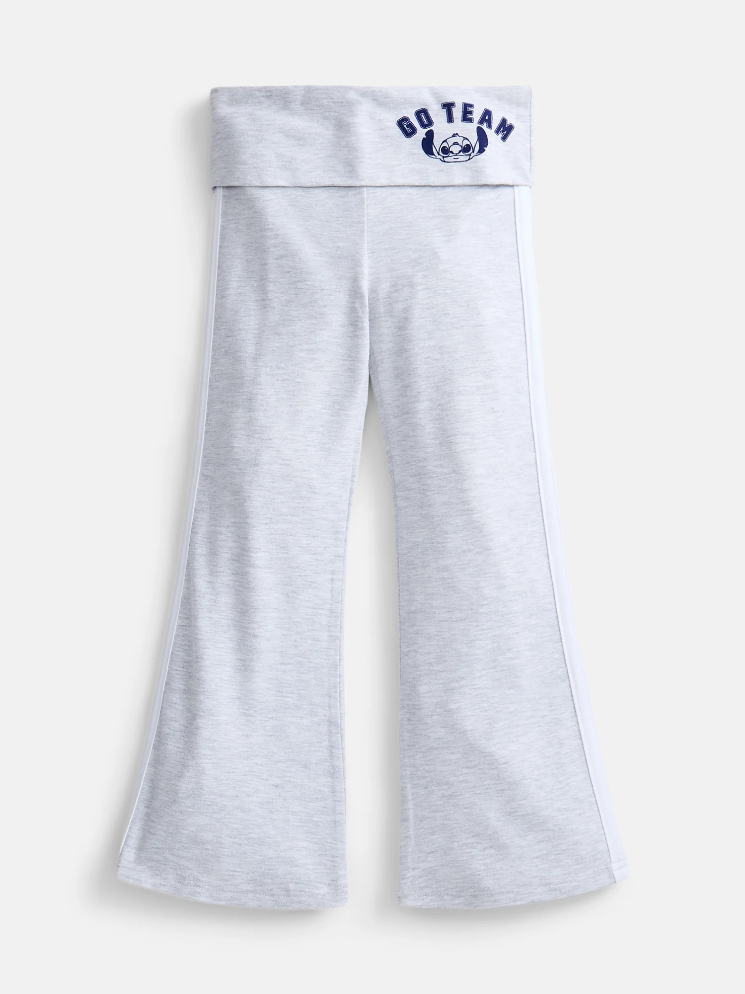 Stitch Girls' Varsity Graphic Flare Leggings with Foldover Waist, Sizes 4-16 | Walmart (US)