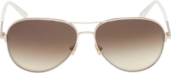 TOM FORD Clark 59mm Pilot Sunglasses | Nordstrom | Nordstrom